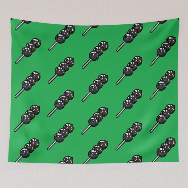 Item preview, Black Dango Wagashi Cats! designed and sold by GoobyCloud.