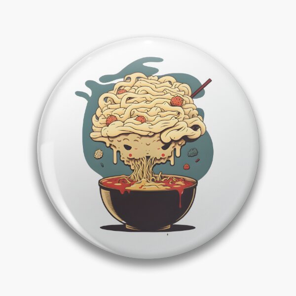 Item preview, Ramen Brain Classic: A Delicious Design for Foodies and Brainiacs designed and sold by Joshu77.