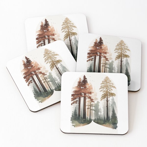 Item preview, Redwood National Park Boho Watercolor Arch designed and sold by PikoApparel.