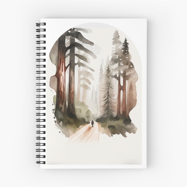 Item preview, Redwood National Park Boho Watercolor Arch designed and sold by PikoApparel.