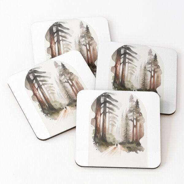 Item preview, Redwood National Park Boho Watercolor Arch designed and sold by PikoApparel.