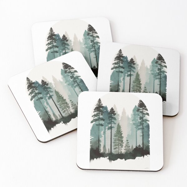 Item preview, Redwood National Park Boho Watercolor Arch designed and sold by PikoApparel.