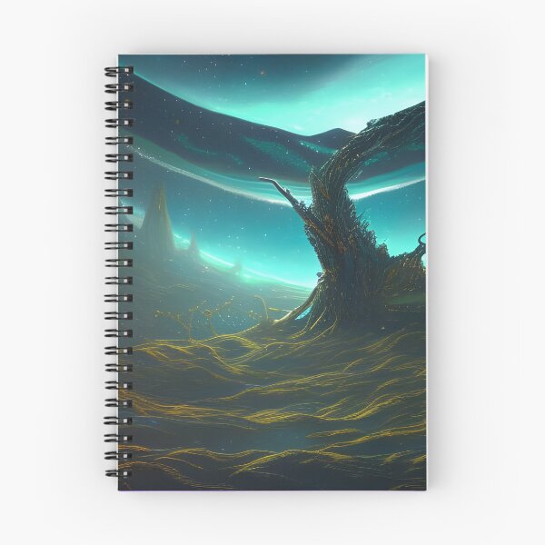 Item preview, Alien World In Warped Space designed and sold by Ink Art Design.