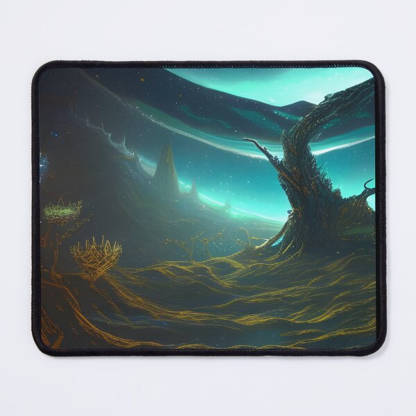 Item preview, Alien World In Warped Space designed and sold by Ink Art Design.