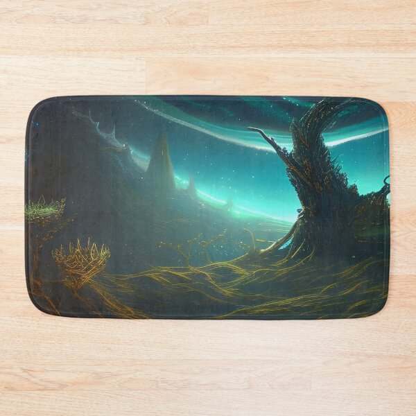 Item preview, Alien World In Warped Space designed and sold by Ink Art Design.