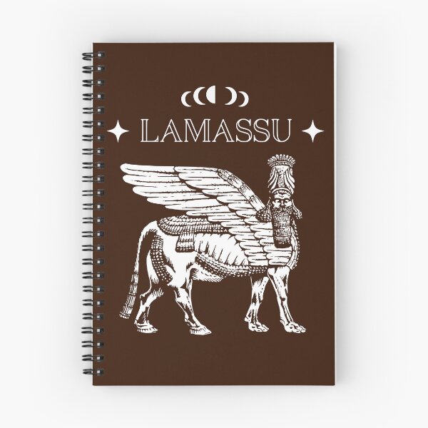Item preview, Lamassu Illustration V2 (white print) designed and sold by CreatorJ.