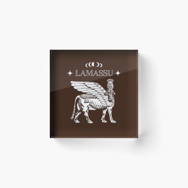 Item preview, Lamassu Illustration V2 (white print) designed and sold by CreatorJ.