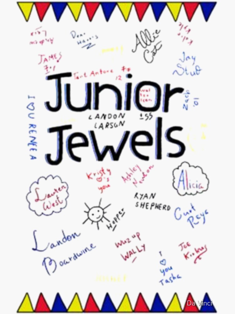 Junior Jewels - Adorable Designs taylor  Sticker for Sale by Da Vinci