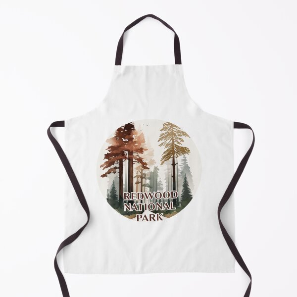 Item preview, Redwood National Park Boho Watercolor Circle designed and sold by PikoApparel.