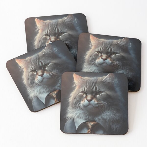 Item preview, Serious Cat Wearing A Suit designed and sold by Scraponzo.