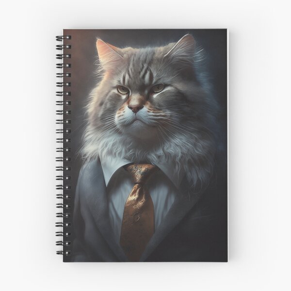 Item preview, Serious Cat Wearing A Suit designed and sold by Scraponzo.