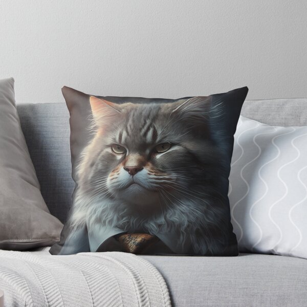 Item preview, Serious Cat Wearing A Suit designed and sold by Scraponzo.