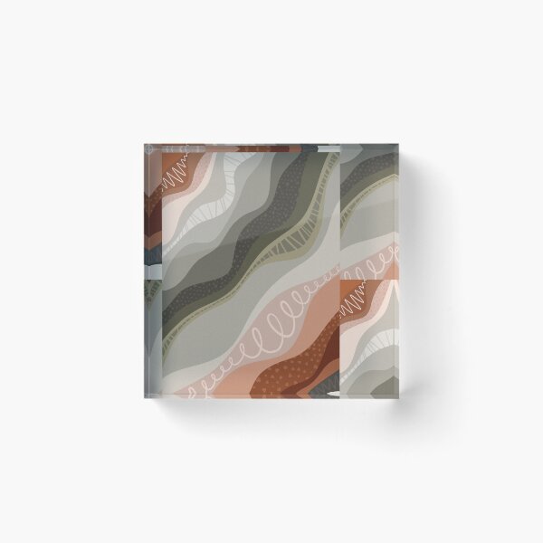 Item preview, green and orange squiggle pattern designed and sold by silverair.