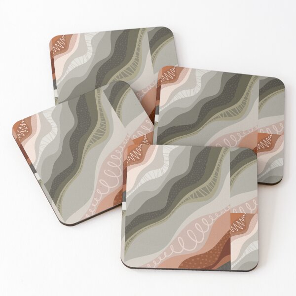 Item preview, green and orange squiggle pattern designed and sold by silverair.