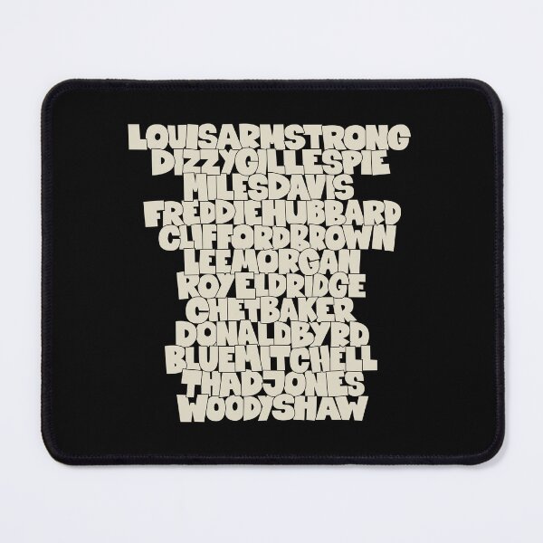 Item preview, Jazz Legends in Type: The Trumpet Players designed and sold by Boogosh.