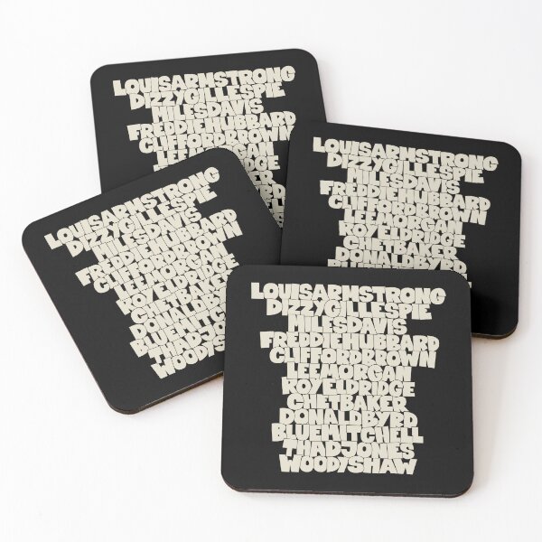 Item preview, Jazz Legends in Type: The Trumpet Players designed and sold by Boogosh.