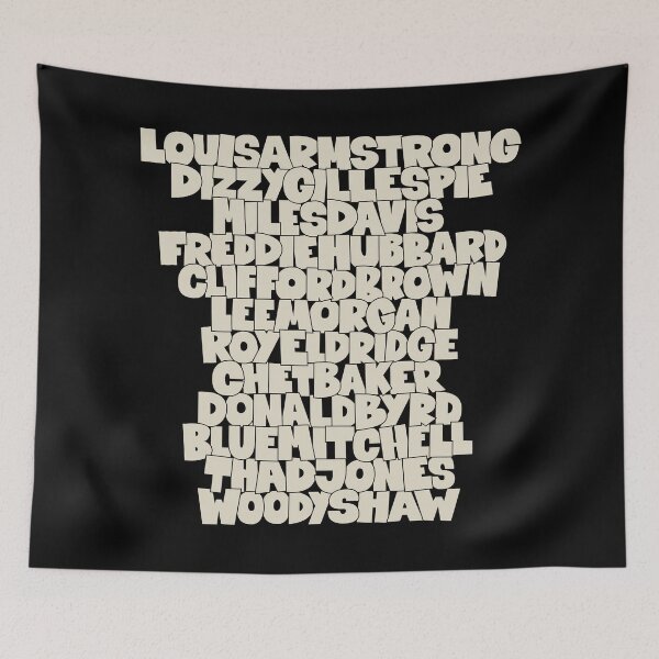 Item preview, Jazz Legends in Type: The Trumpet Players designed and sold by Boogosh.
