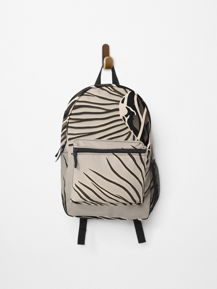 Thumbnail 1 of 3, Backpack, Abstract Fish Skeleton designed and sold by FormFinder.