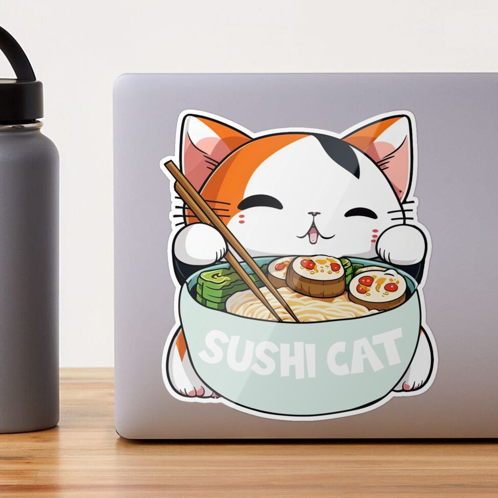 Bento For Men Women Kids - Cat Lover Sushi Box Kawaii Anime Poster by  Mercoat UG Haftungsbeschraenkt - Fine Art America