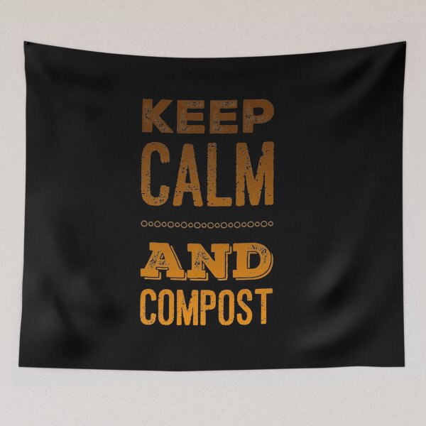 Item preview, Keep Calm and Compost designed and sold by homesteadswag.