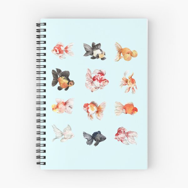 Item preview, watercolor Red Cap Oranda designed and sold by Animster.