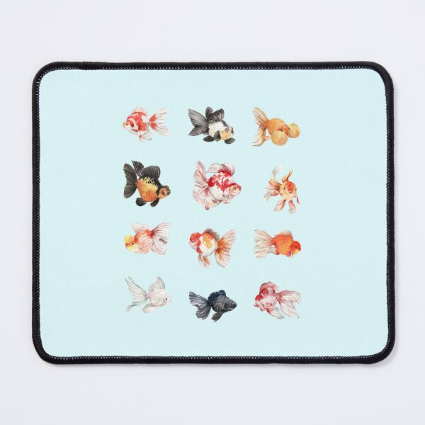Item preview, watercolor Red Cap Oranda designed and sold by Animster.