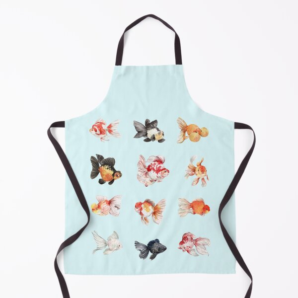 Item preview, watercolor Red Cap Oranda designed and sold by Animster.