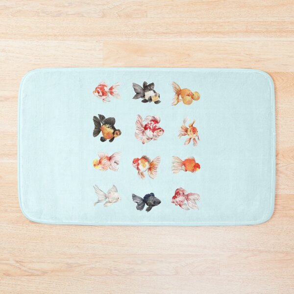 Item preview, watercolor Red Cap Oranda designed and sold by Animster.