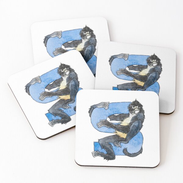 Item preview, S for Spider Monkey designed and sold by immerzdstudio.