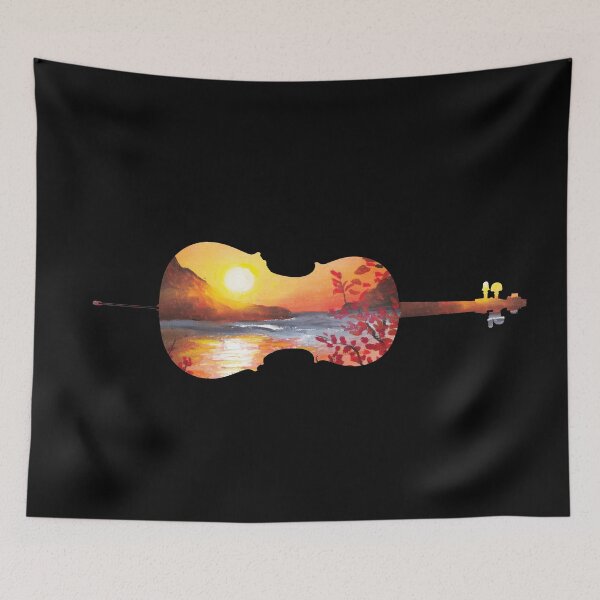 Item preview, cello sunset designed and sold by piesdesignart.