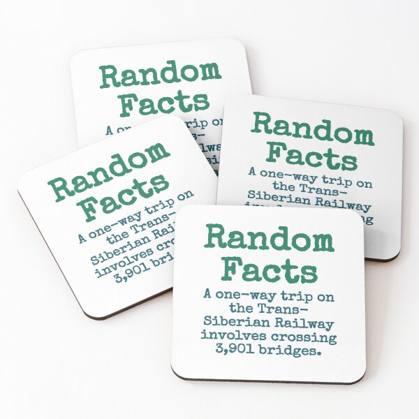 Item preview, A One Way Trip On The Trans Siberian Railway - Trivia Fact designed and sold by CrankyOldDude.