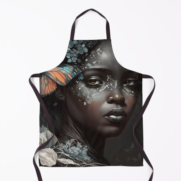 Aperçu de l'œuvre Beauté afro exotique avec papillon créée et vendue par XCentric00.