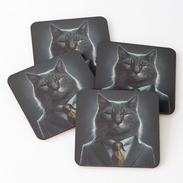 Item preview, Angry Cat In A Suit designed and sold by Scraponzo.