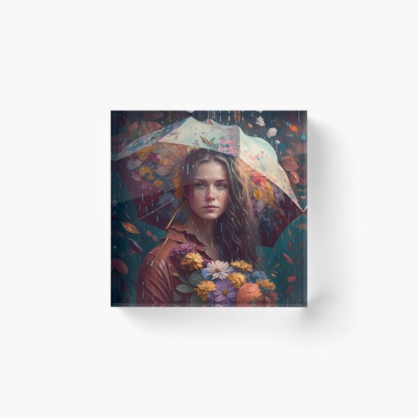 Item preview, The beauty of spring on a rainy day designed and sold by modernaarte.
