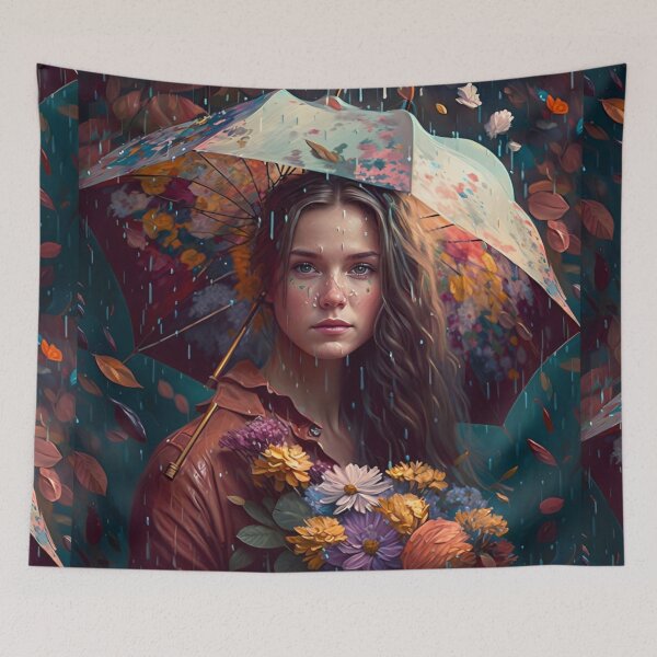 Item preview, The beauty of spring on a rainy day designed and sold by modernaarte.