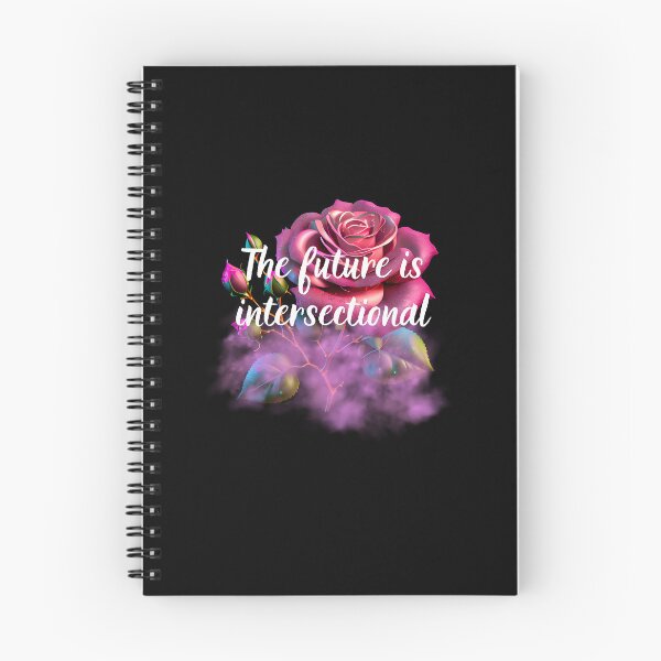 Item preview, The future is intersectional - Feminist slogans _ rose, MONICA-DESIGNS   designed and sold by Monica-Designs.