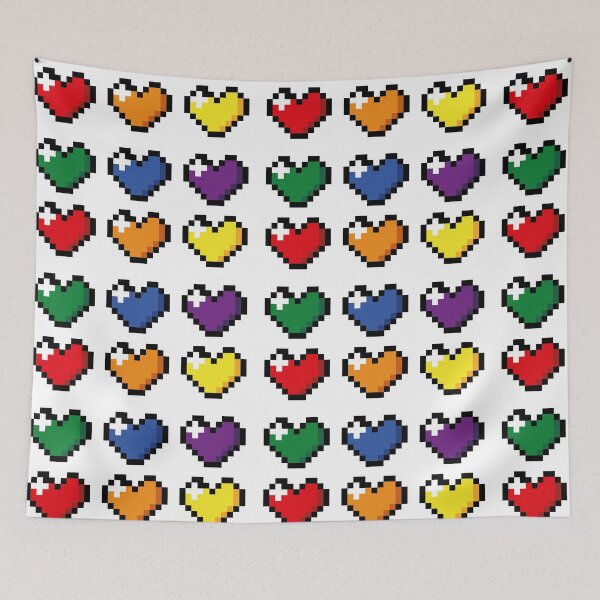 Item preview, Six videogame lives rainbow pattern designed and sold by cu-b3.