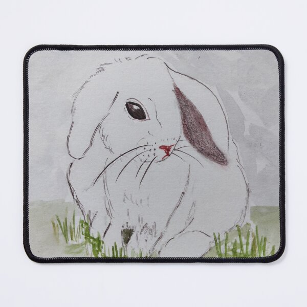 Item preview, Watercolor Rabbit in Early Spring designed and sold by EtegamiJourney.