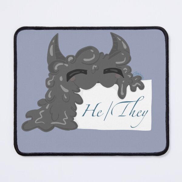 Item preview, Blobby He/They Pronouns designed and sold by Bre-Bug-242.
