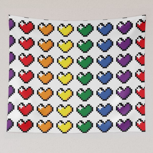 Item preview, Videogame lives rainbow pattern designed and sold by cu-b3.