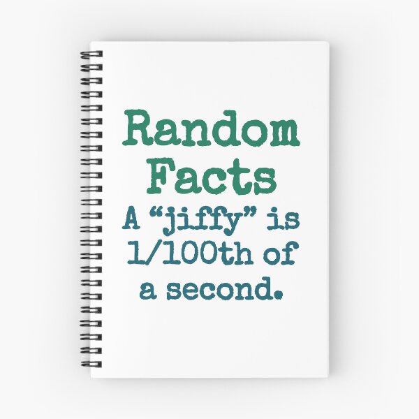 Item preview, A Jiffy Is One One Hundredth Of A Second - Trivia Fact designed and sold by CrankyOldDude.