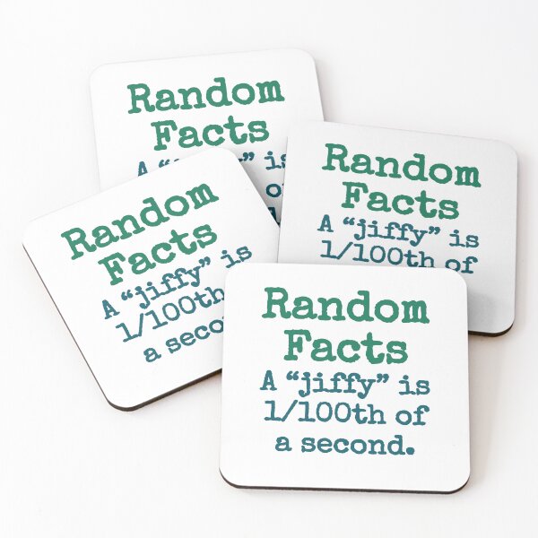 Item preview, A Jiffy Is One One Hundredth Of A Second - Trivia Fact designed and sold by CrankyOldDude.