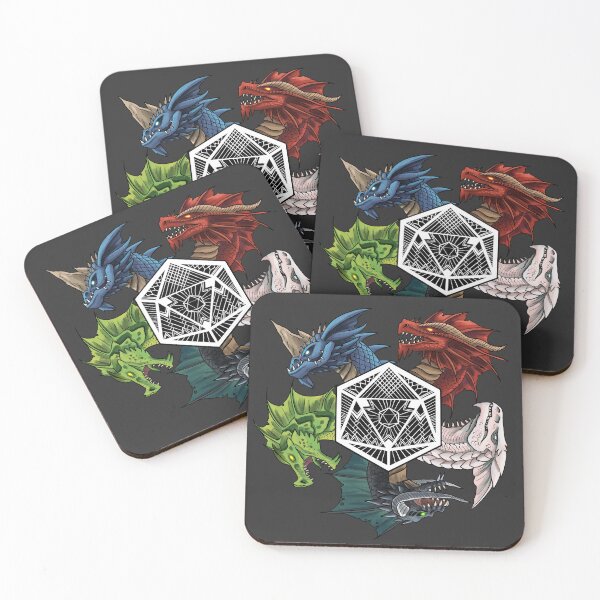 Item preview, D&D Chromatic Dragon D20 designed and sold by elgraphinx.