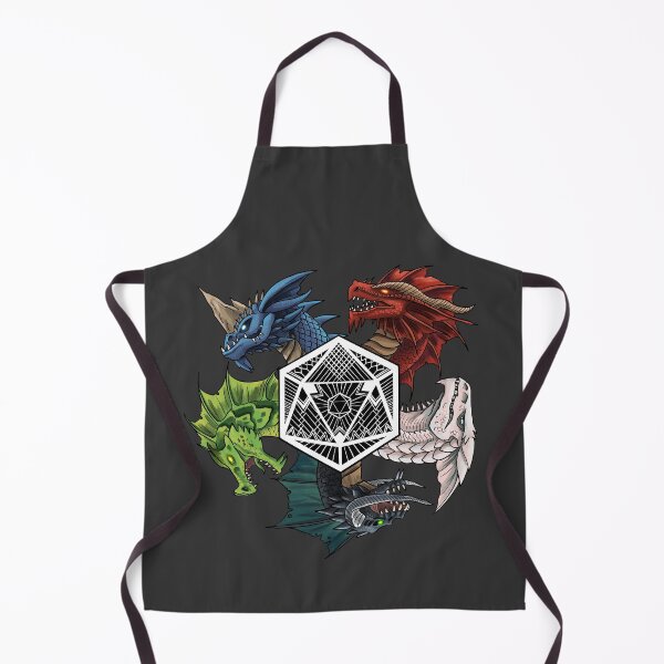 Item preview, D&D Chromatic Dragon D20 designed and sold by elgraphinx.