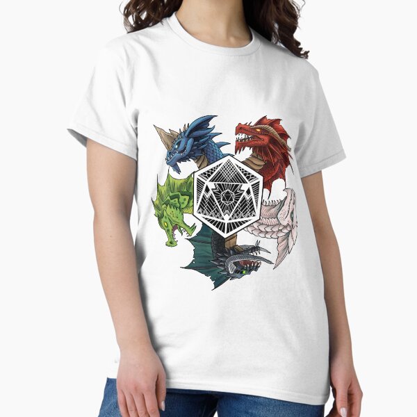 Item preview, D&D Chromatic Dragon D20 designed and sold by elgraphinx.