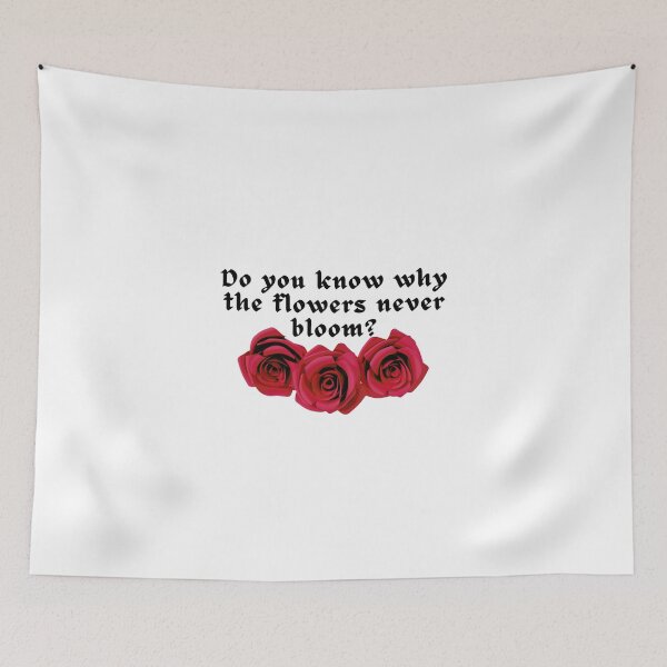Item preview, Do you know why the flowers never bloom? designed and sold by mimirocker.