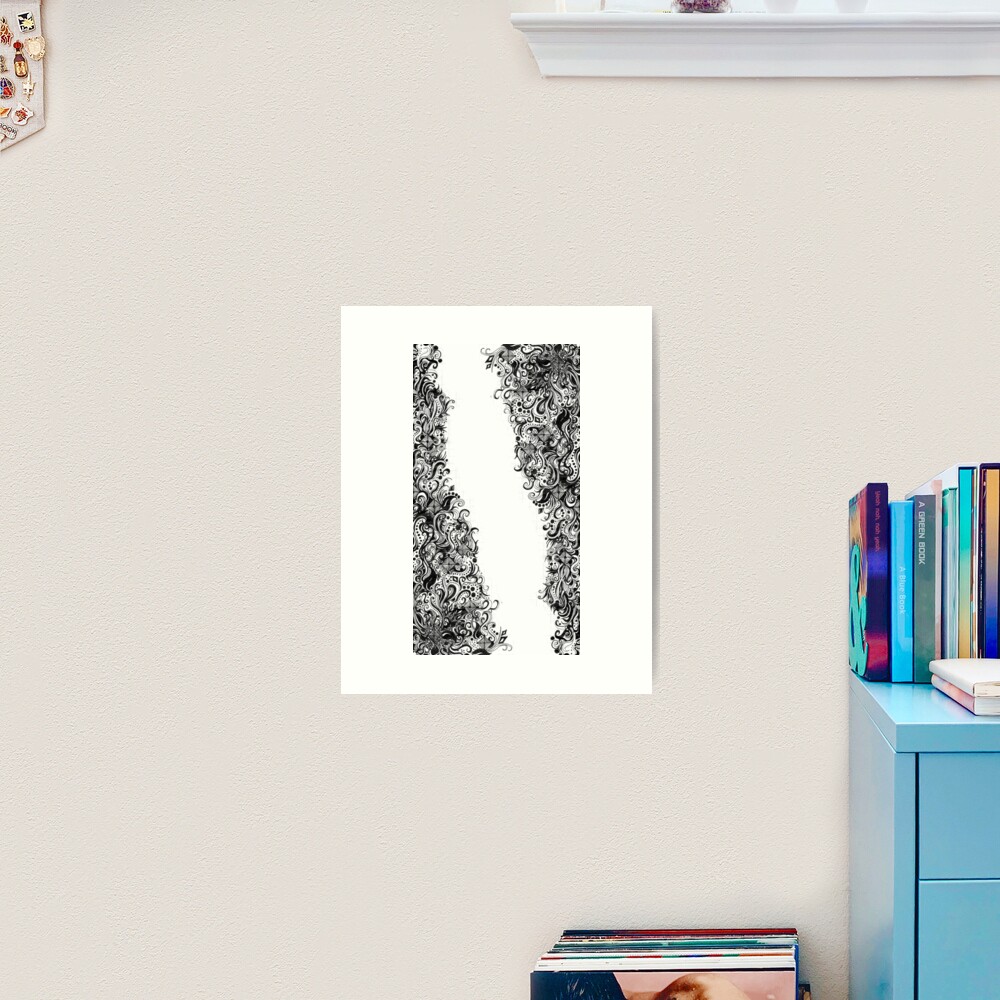 Botanical Garden, Ink Drawing Art Print