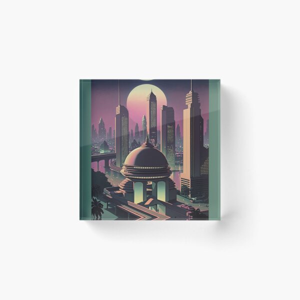Item preview, BANGKOK in 2121 - Futuristic Retro Aesthetics designed and sold by Wav3Scapes.
