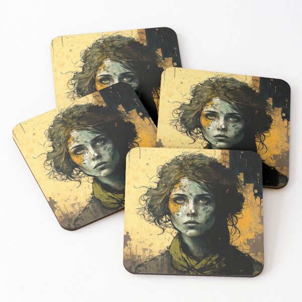 Item preview, Women in textures. creative portrait designed and sold by Creativaity.