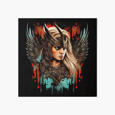 Fire Fit Designs Viking Shirts for Women - Norse Mythology Odin Valkyrie Valhalla Vikings Raven Thor Nordic Graphic Tees for Women, Women's, Size: